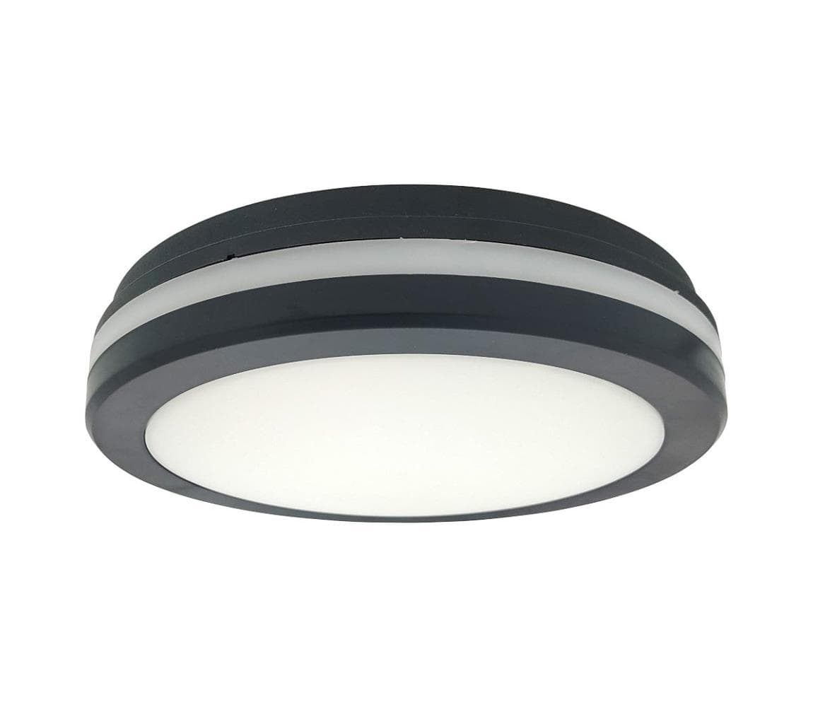 LED stropné svietidlo s pohybovým senzorom LED/20W/230V 3000/4000/6500K IP54 antracit 008 0001324