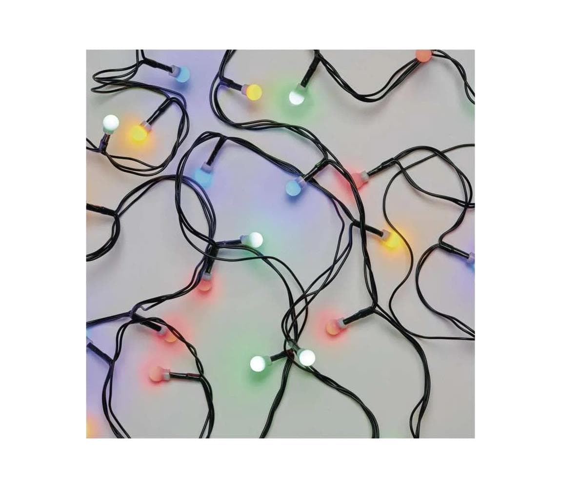 LED svetelná reťaz 200 LED, 8 funkcií, 25 m, IP44, viacfarebná D5AM23