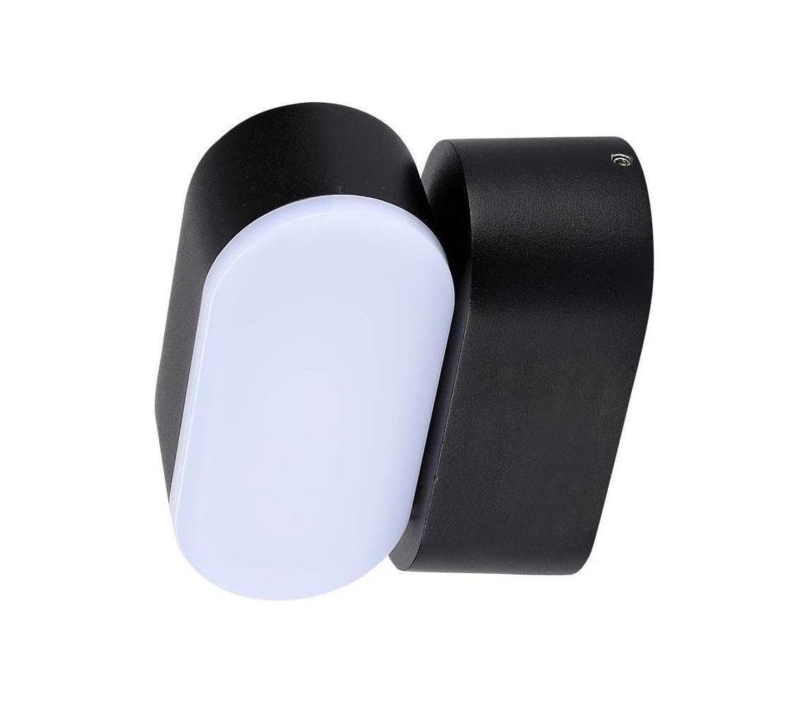 LED Vonkajšia flexibilná nástenné svietidlo LED/5W/230V 4000K IP65 čierna 218289