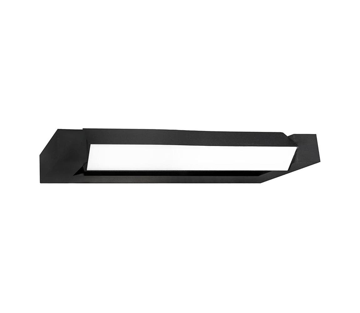 LED Vonkajšie nástenné svietidlo 2xLED/4W/230V IP54 30 cm čierna LEDASTER 2x4W