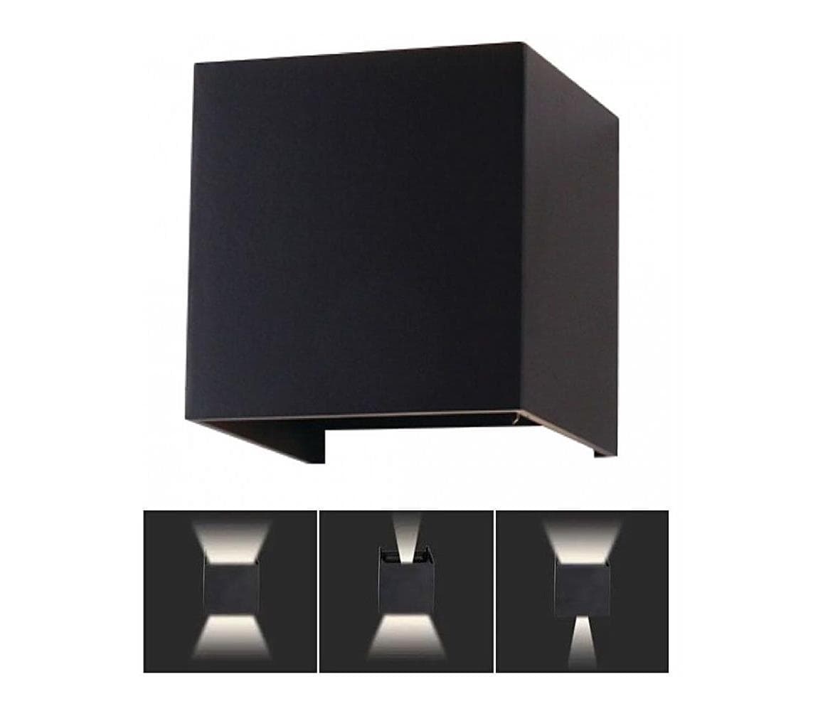 LED Vonkajšie nástenné svietidlo LED/11W/230V 4000K IP65 čierna 218530