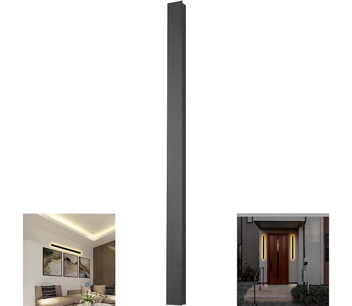 LED vonkajšie nástenné svietidlo LED/16W/230V 3000K IP65 101 cm antracit 10434