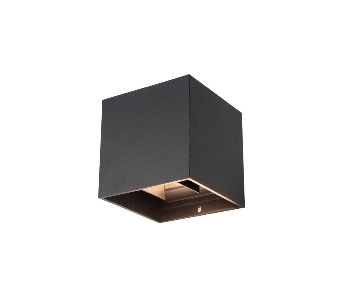 LED Vonkajšie nástenné svietidlo RIKO 2xLED/4W/230V čierna IP44 KTLORO2X4CBC