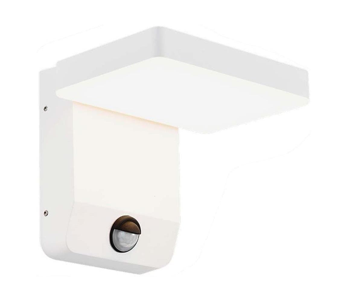 LED Vonkajšie nástenné svietidlo so senzorom LED/17W/230V 4000K biela 2947