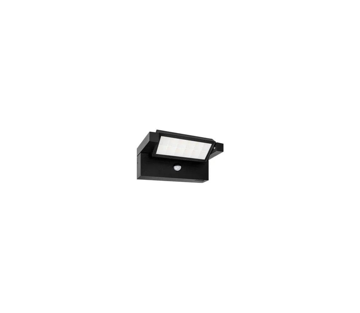 LED vonkajšie nástenné svietidlo so senzorom LED/20W/230V 3000/4000/6500K IP54 čierne COREO LED 20W CCT PIR
