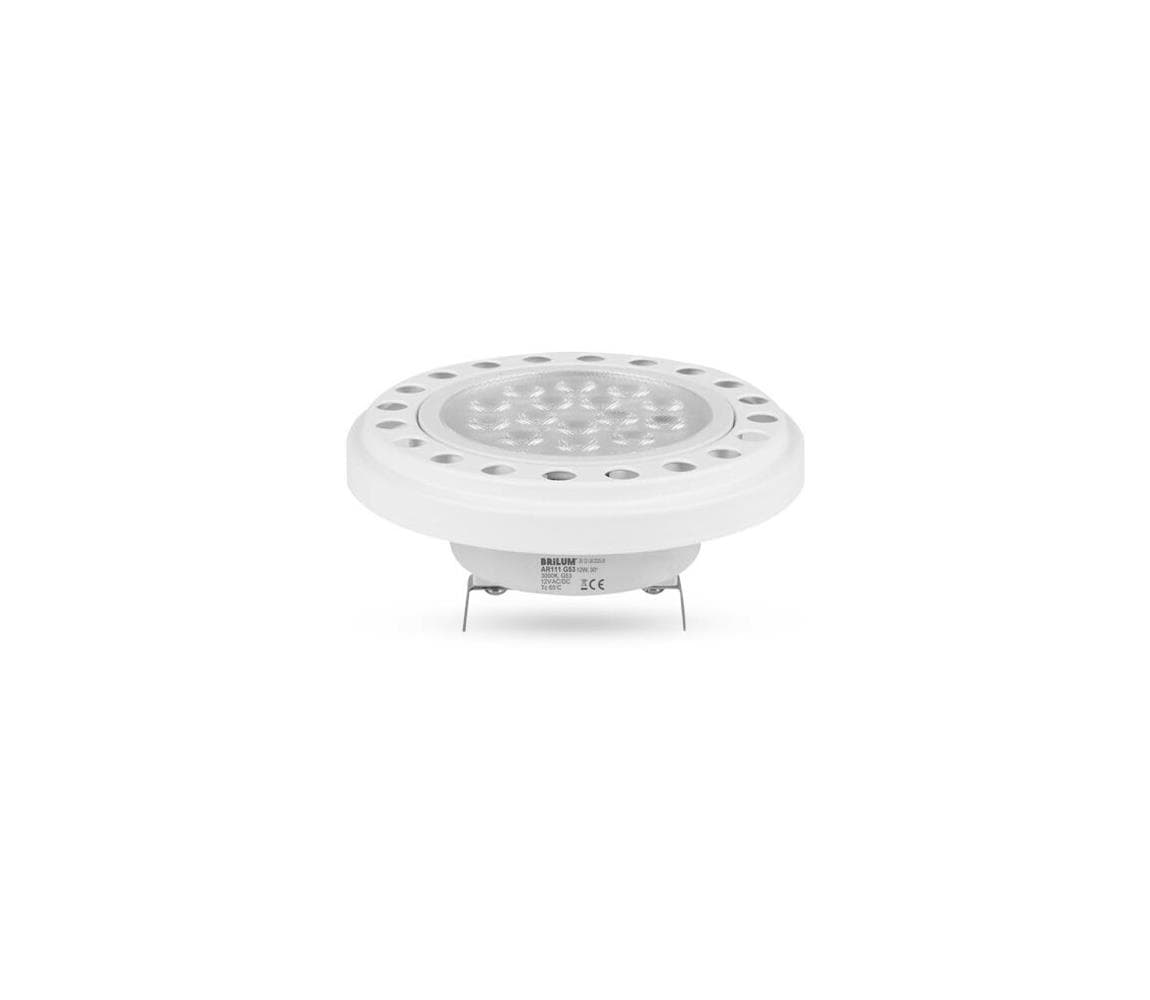 LED Žiarovka ECOLINE AR111 G53/12W/12V 3000K 30° biela - Brilagi ZD-EG3312-10