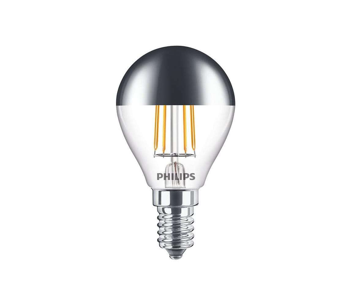 LED Žiarovka so zrkadlovým vrchlíkom DECO Philips P45 E14/4W/230V 2700K 8718699763510