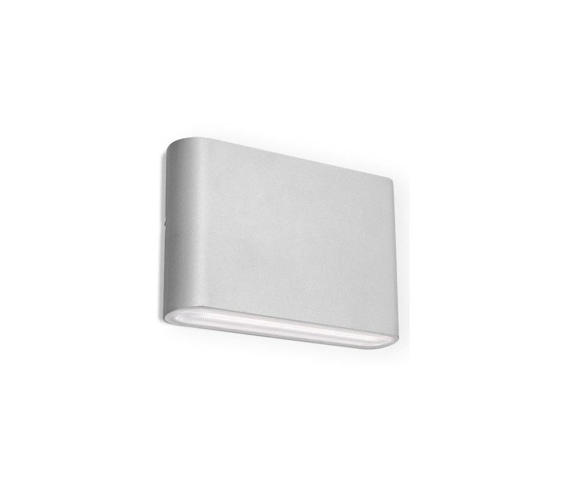 LED2 - LED Vonkajšie nástenné svietidlo FLAT 2xLED/3W/230V IP65 biela LED2 5234751