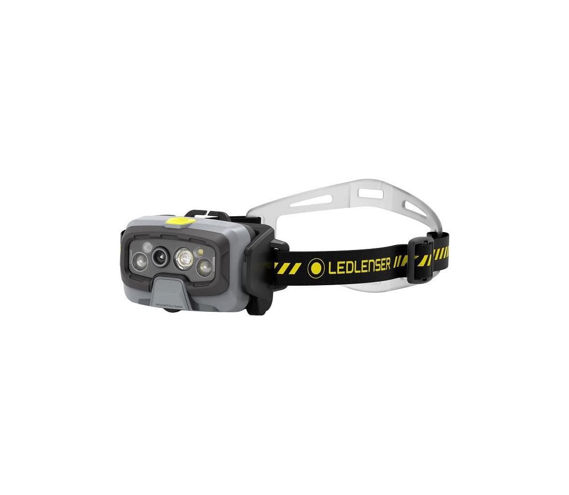 Ledlenser HF8R Work - stmievateľná nabíjateľná LED čelovka, 3700 mAh, IP68, 1600 lm, 90 h, čierna 502802