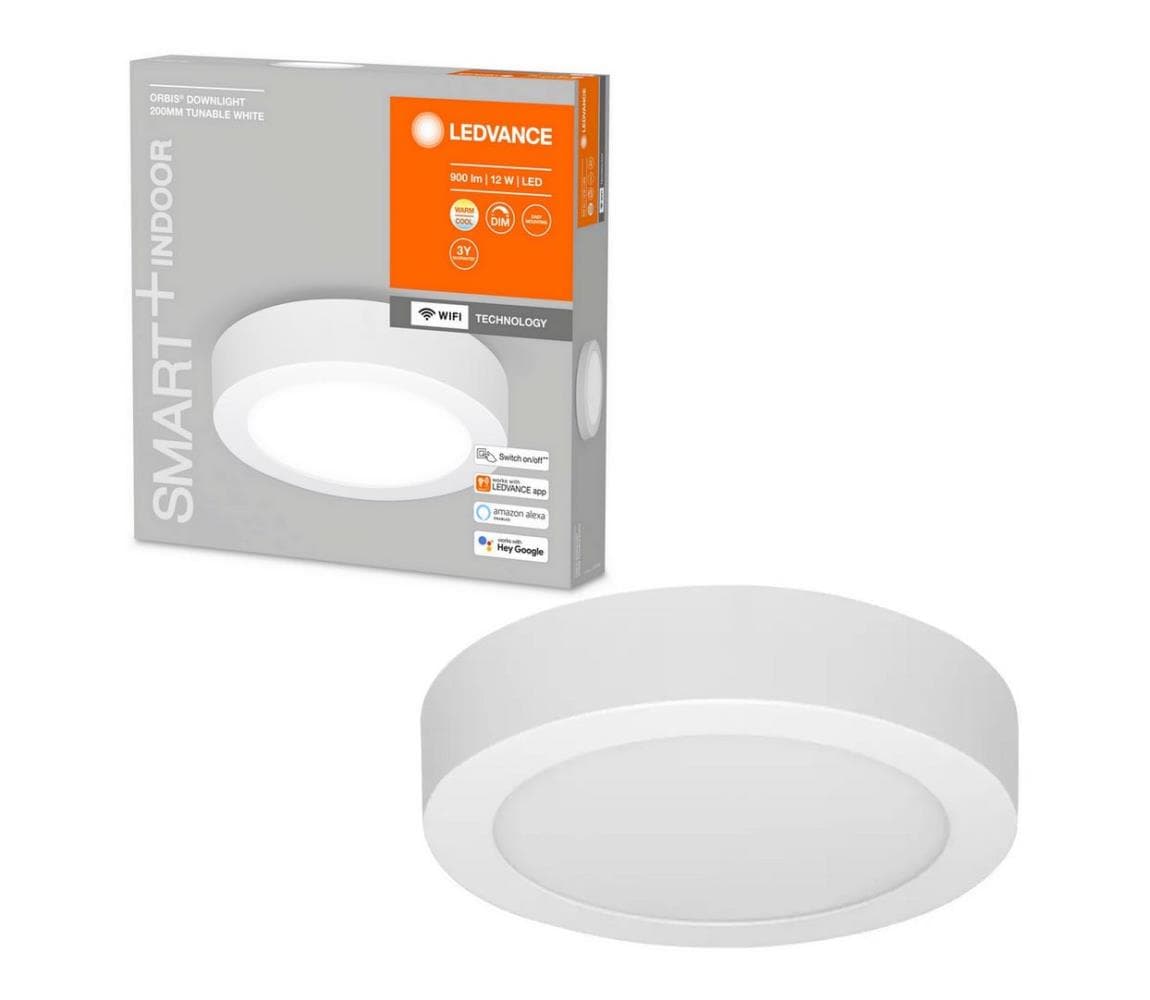 Ledvance - LED Stmievateľné stropné svietidlo ORBIS LED/12W/230V 3000-6500K Wi-Fi 4058075572911