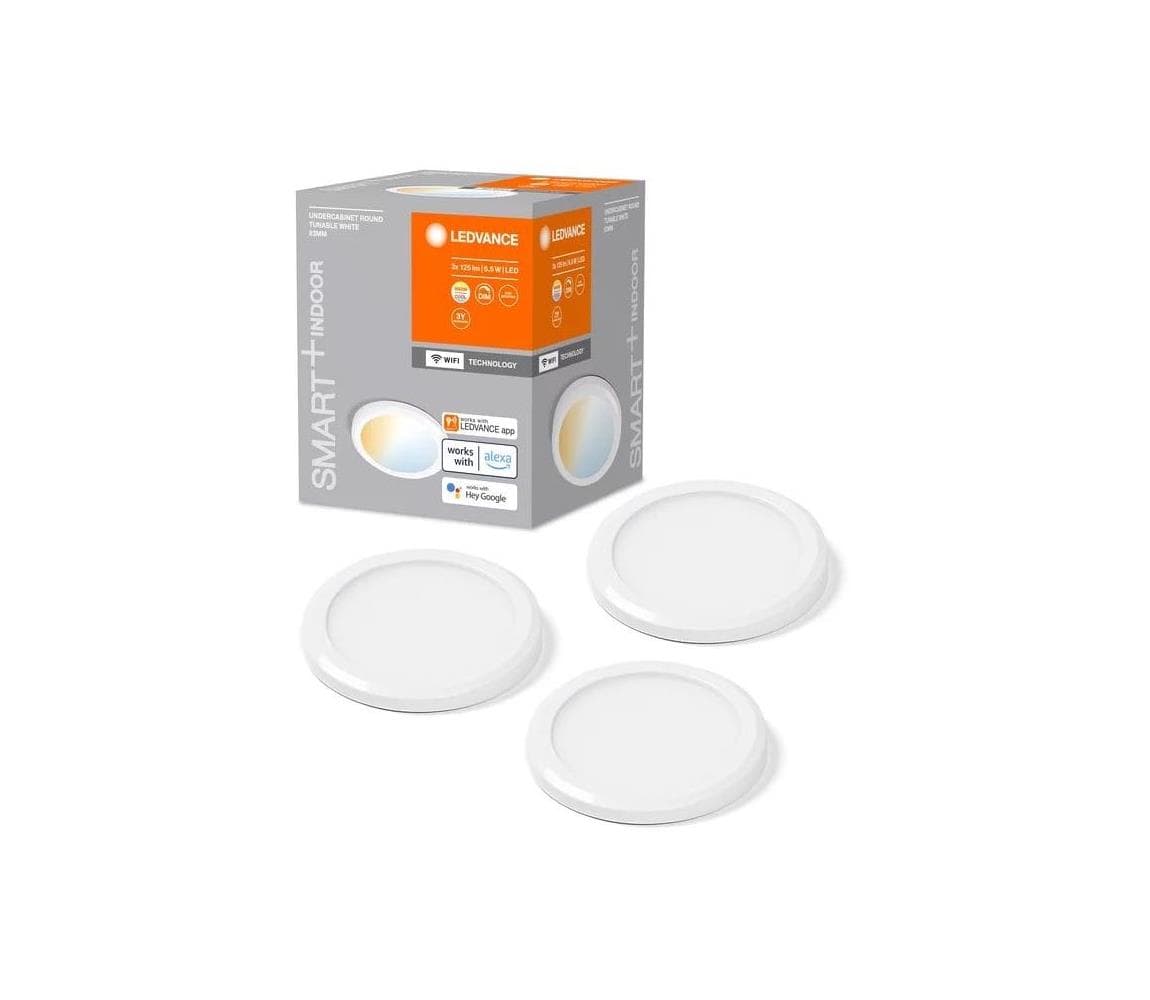 Ledvance -SADA 3x LED Stmievateľné podlinkové svietidlo SMART+ LED/6,5W/230V Wi-Fi 4058075762190