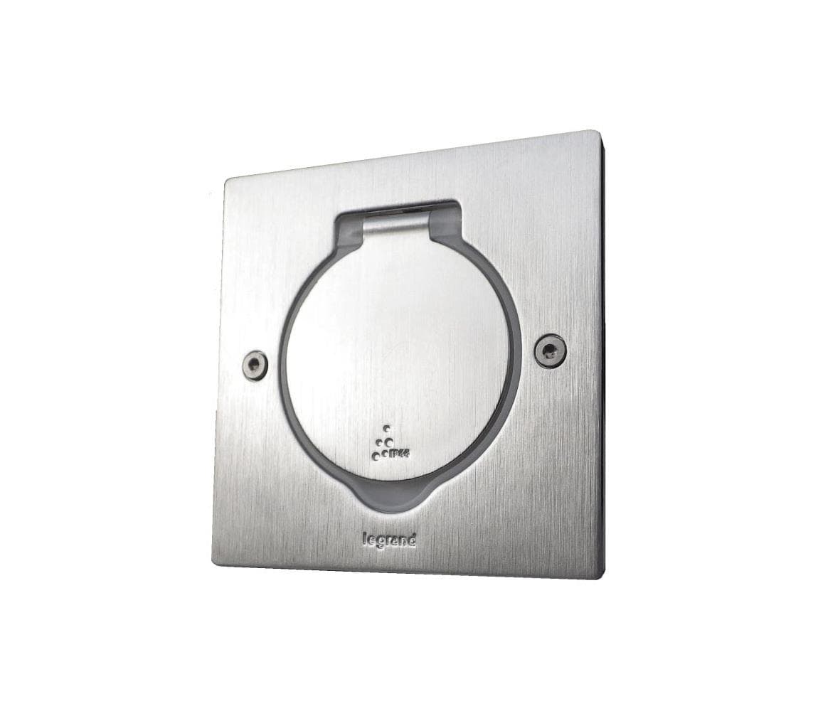 Legrand 89700 - Rámik pre podlahovú zásuvku PLATINUM 2M IP44 nerez 89700