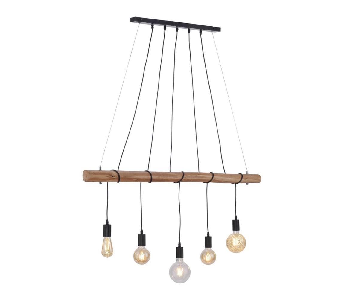 Leuchten Direkt 15515-18 - Luster na lanku DAMIAN 5xE27/60W/230V 15515-18