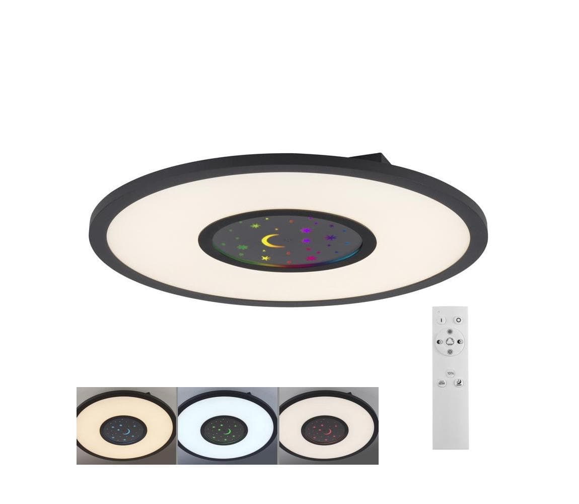 Leuchten Direkt 15572-18 - LED RGBW Stmievateľné svietidlo ASTRO LED/17,5W/230V+DO 15572-18