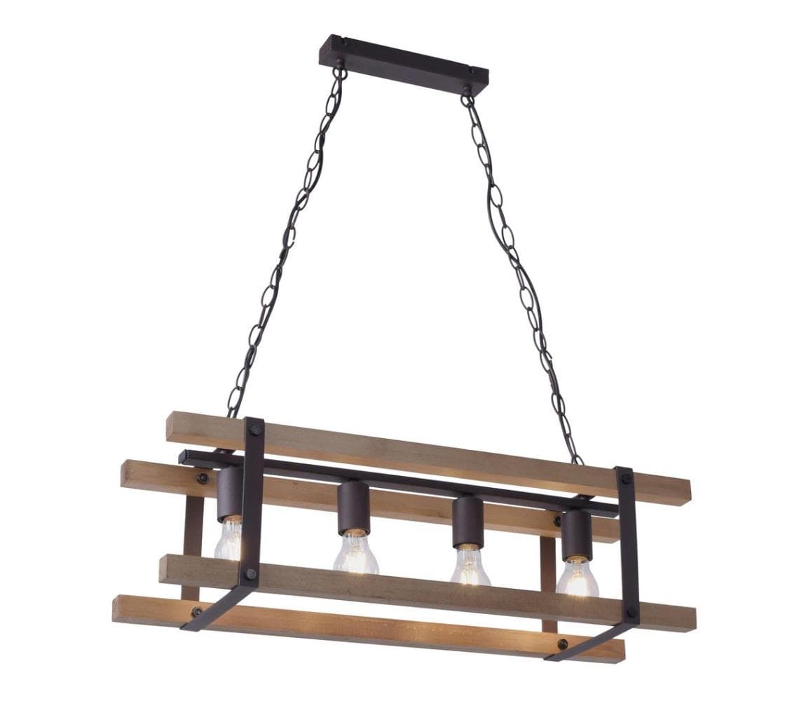 Leuchten Direkt 15684-79 - Luster na reťazi EDITH 4xE27/60W/230V 15684-79