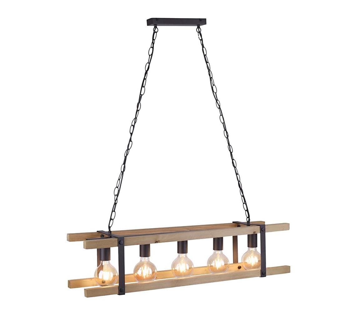 Leuchten Direkt 15685-79 - Luster na reťazi EDITH 5xE27/60W/230V 15685-79