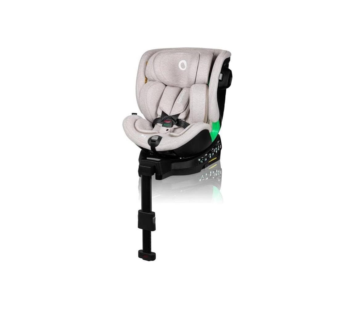 Lionelo - Autosedačka s otočnou základňou HARMONY i-Size 40-150 cm béžová 5903771708807