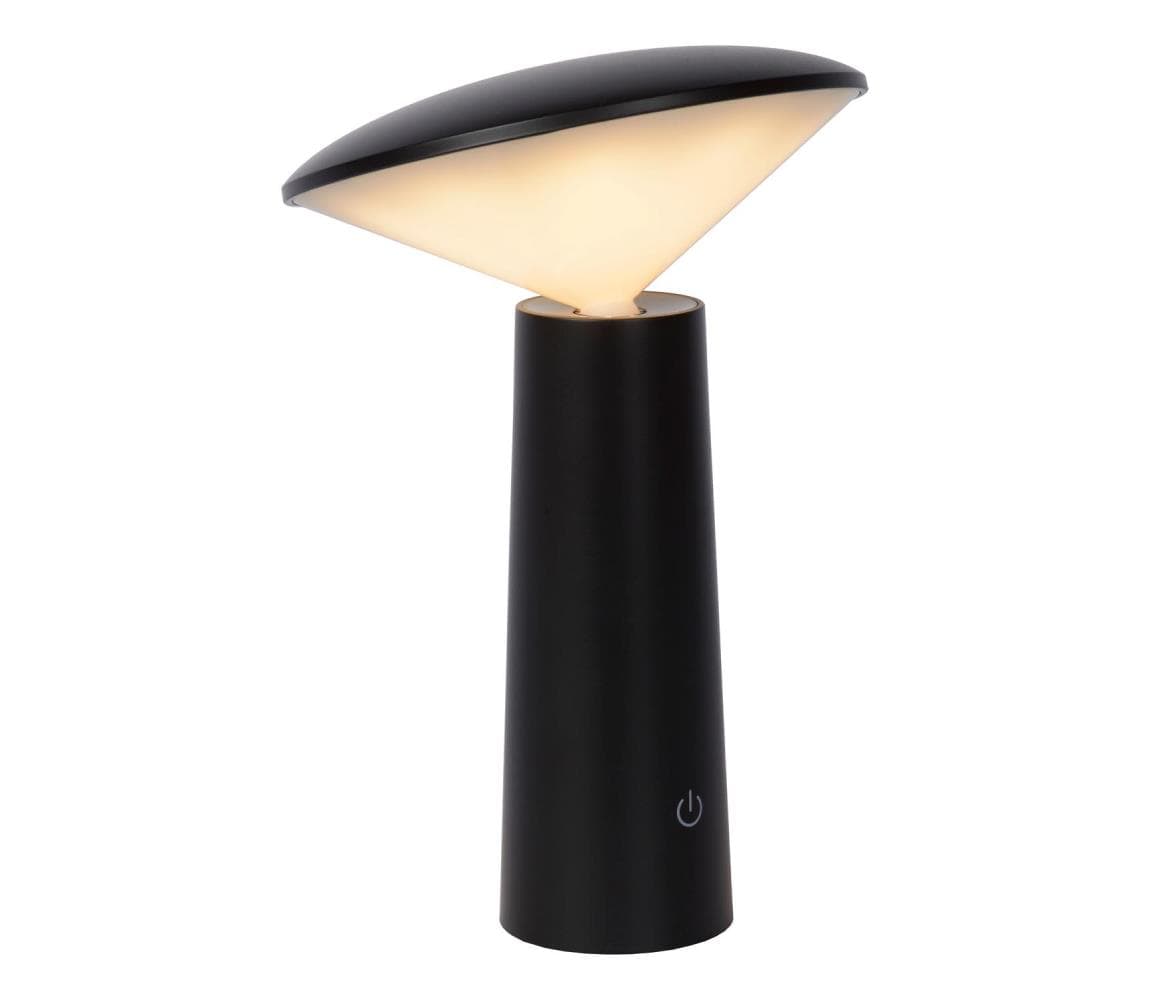 Lucide 02807/04/30 -LED Stmievateľná lampa JIVE LED/3W/3,7V 3000/6500K IP44 čierna 02807/04/30