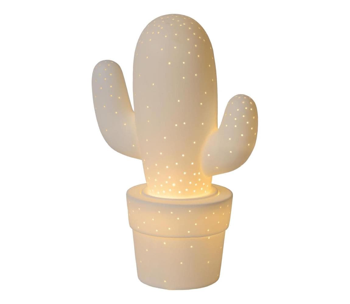 Lucide 13513/01/31 - Stolná lampa CACTUS 1xE14/40W/230V biela 13513/01/31