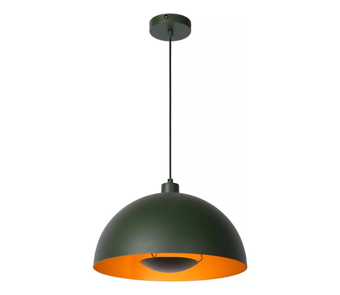 Lucide 45496/01/33 - Luster na lanku SIEMON 1xE27/40W/230V zelená 45496/01/33