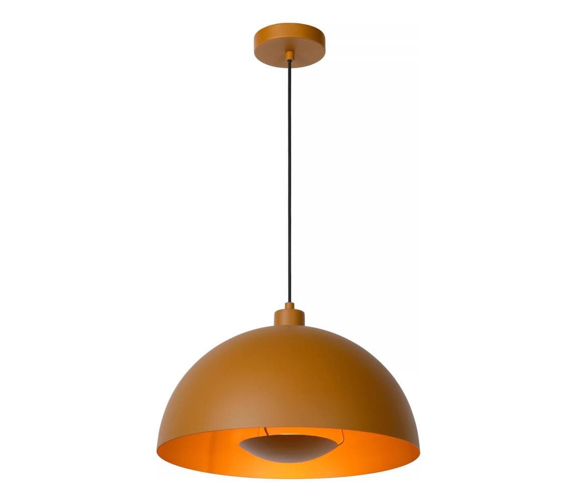 Lucide 45496/01/44 - Luster na lanku SIEMON 1xE27/40W/230V oranžová 45496/01/44