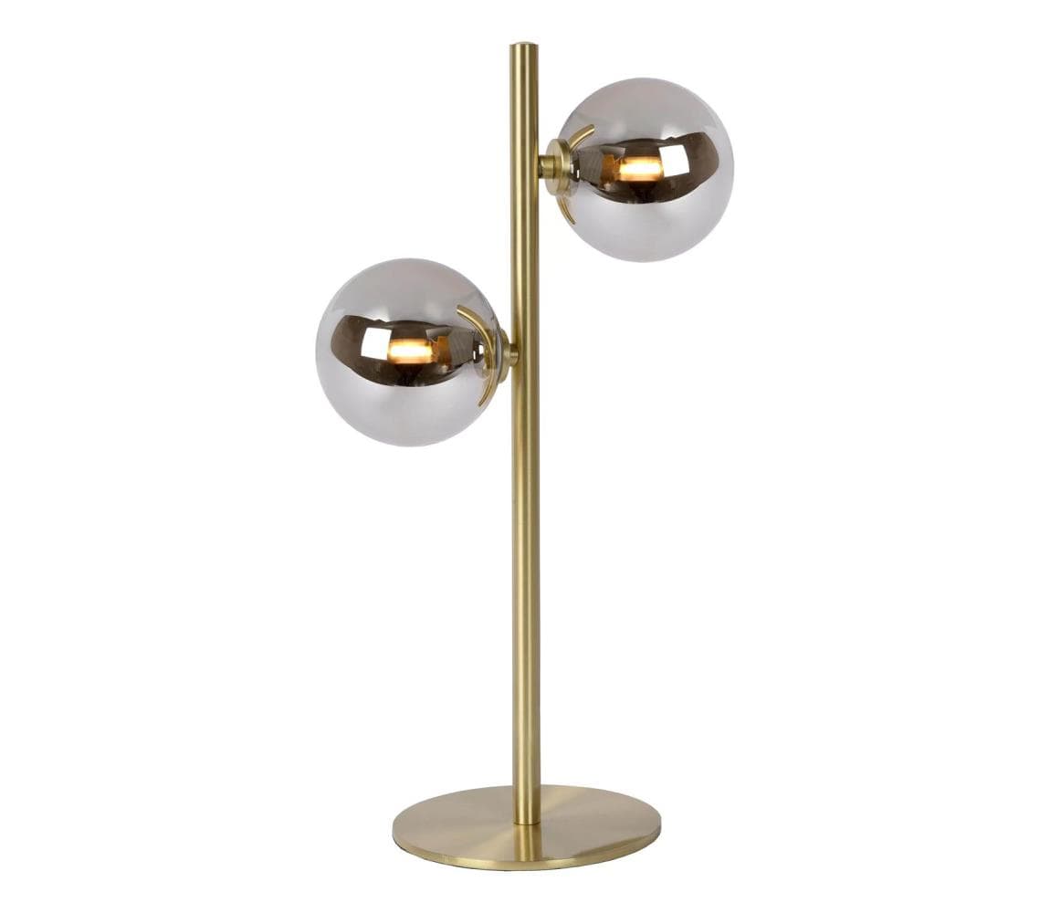 Lucide 45574/02/02 - Stolná lampa TYCHO 2xG9/28W/230V zlatá 45574/02/02