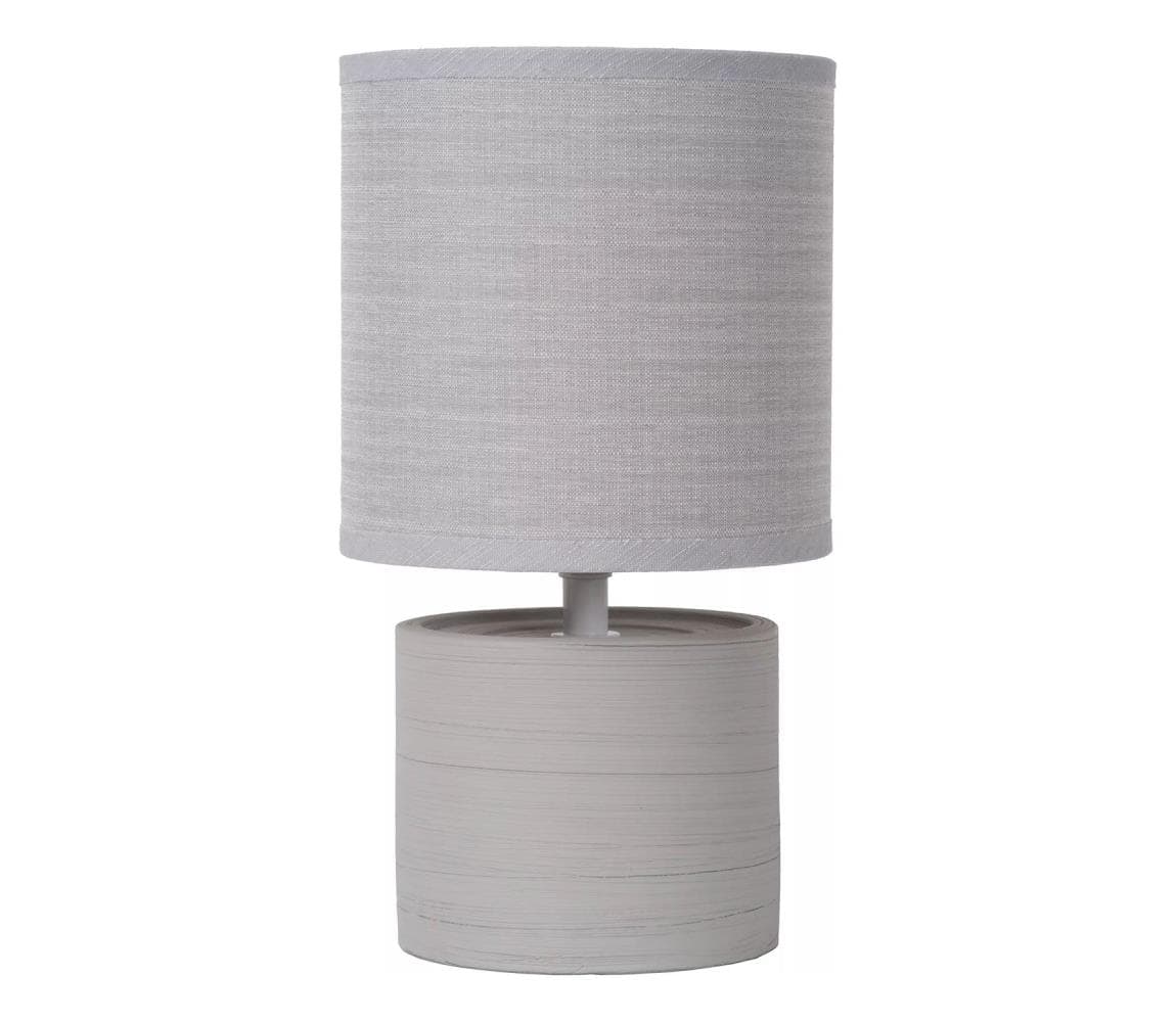 Lucide 47502/81/36 - Stolná lampa GREASBY 1xE14/40W/230V šedá 47502/81/36