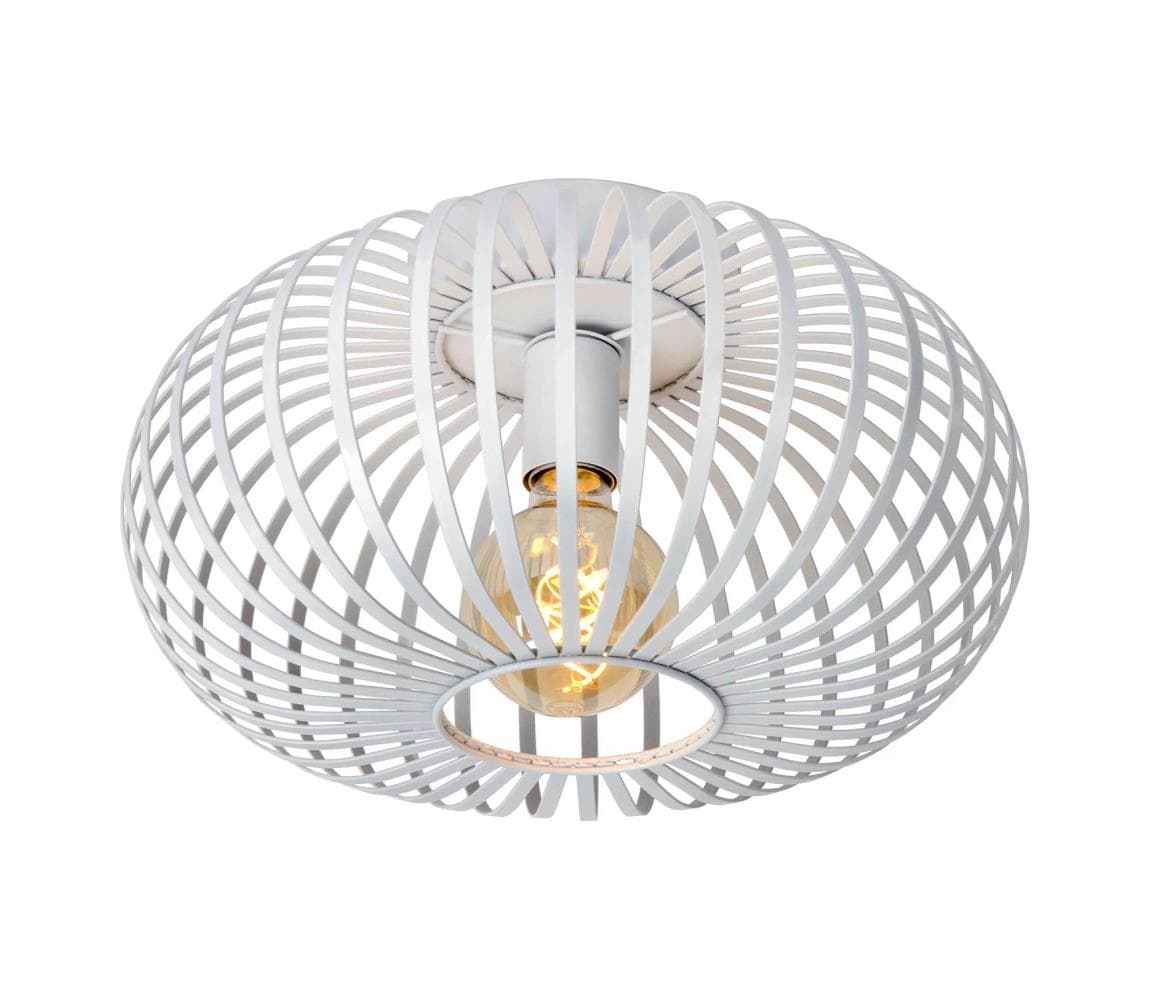 Lucide 78174/40/31 - Stropné svietidlo MANUELA 1xE27/60W/230V pr. 39,5 cm biela 78174/40/31