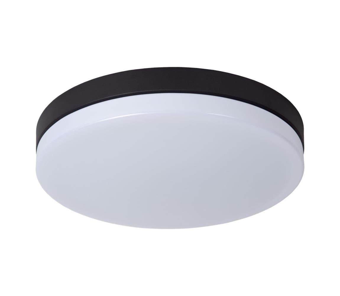 Lucide 79111/36/30 - LED Kúpeľňové svietidlo BISKIT LED/24W/230V IP44 čierna 79111/36/30