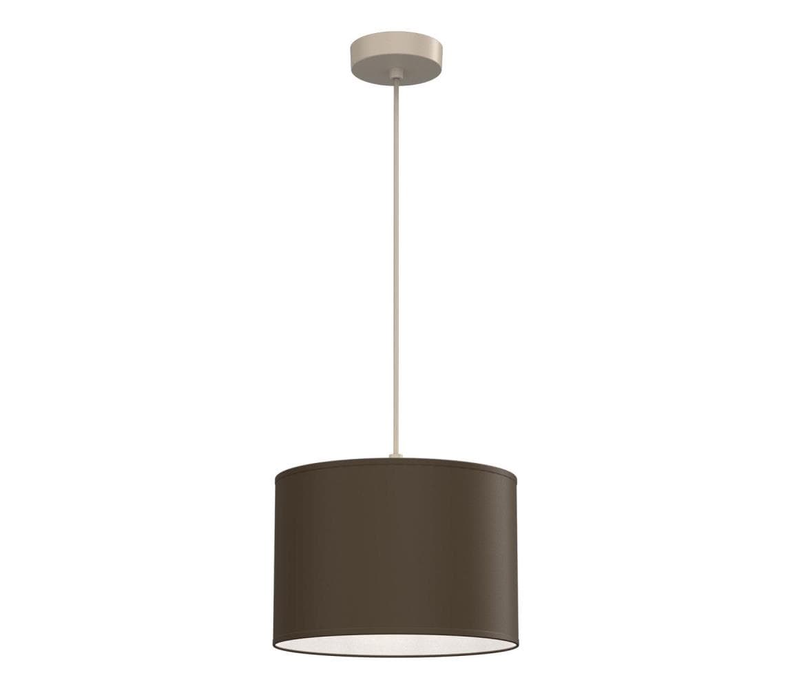 Luster na lanku ARDEN 1xE27/15W/230V priemer 25 cm béžová/hnedá 4659