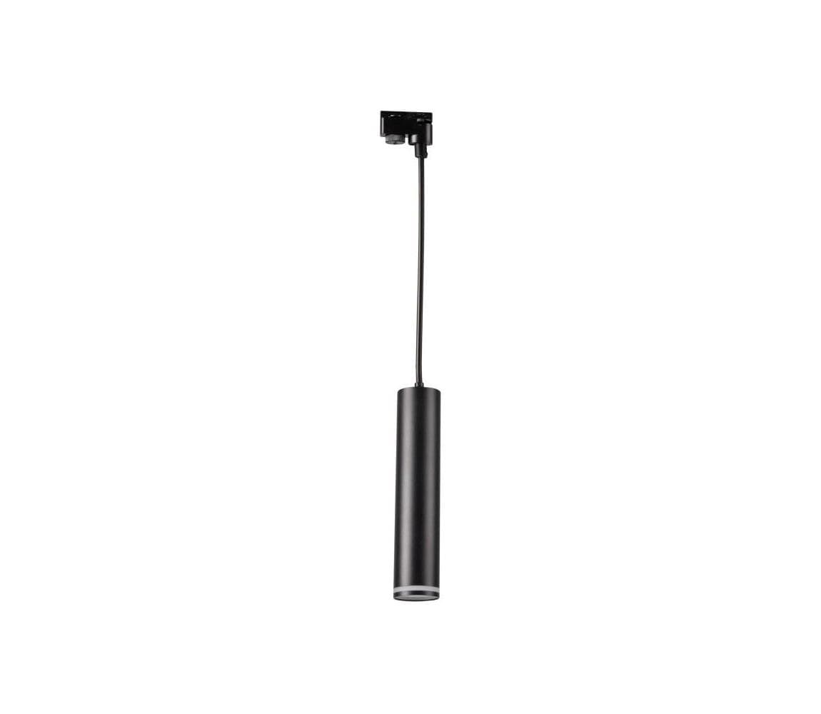 Luster na lanku do lištového systému PARIS 1xGU10/10W/230V čierna 321558