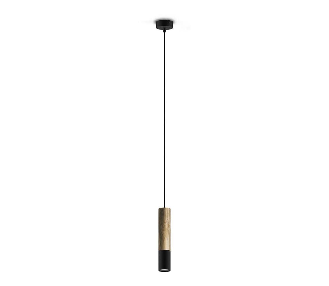 Luster na lanku GLEIZ WOOD 1xGU10/35W/230V 40555-cl437-pla000-cp000