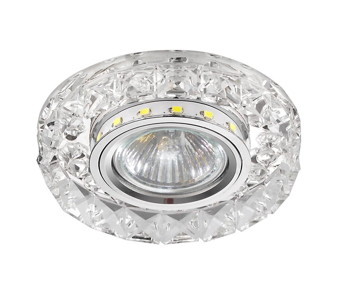 LUXERA - Podhľadové svietidlo CRYSTALS 1xGU10/50W/230V + LED STRIPE