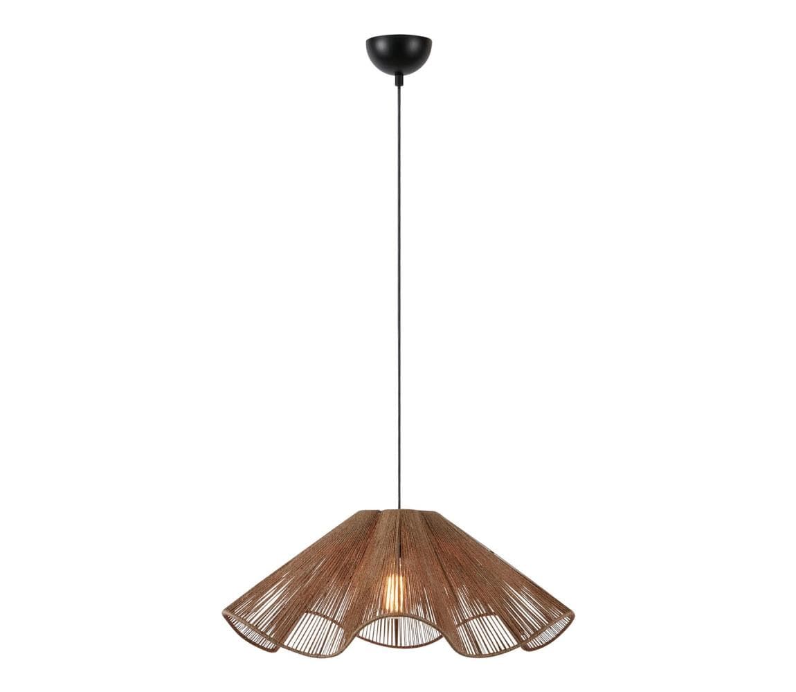 Markslöjd 108681 - Luster na lanku NAMI 1xE27/40W/230V hnedá 108681