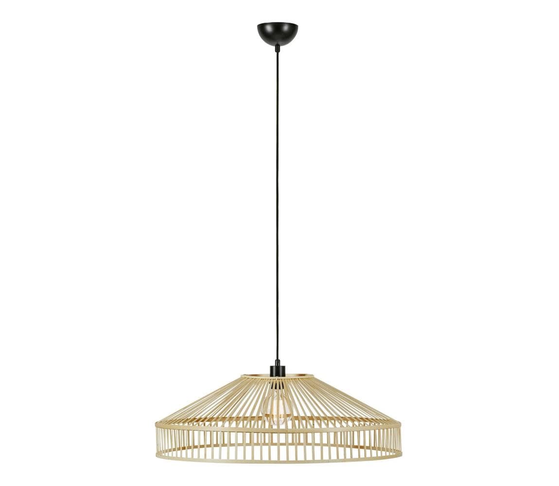 Markslöjd 108783 - Luster na lanku TAPA 1xE27/40W/230V béžová/bambus 108783