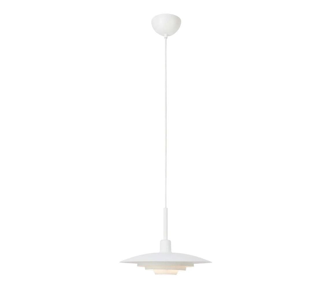 Markslöjd 108874 - Závesný luster PINY na lanku 1xE27/60W/230V pr. 35 cm biela 108874