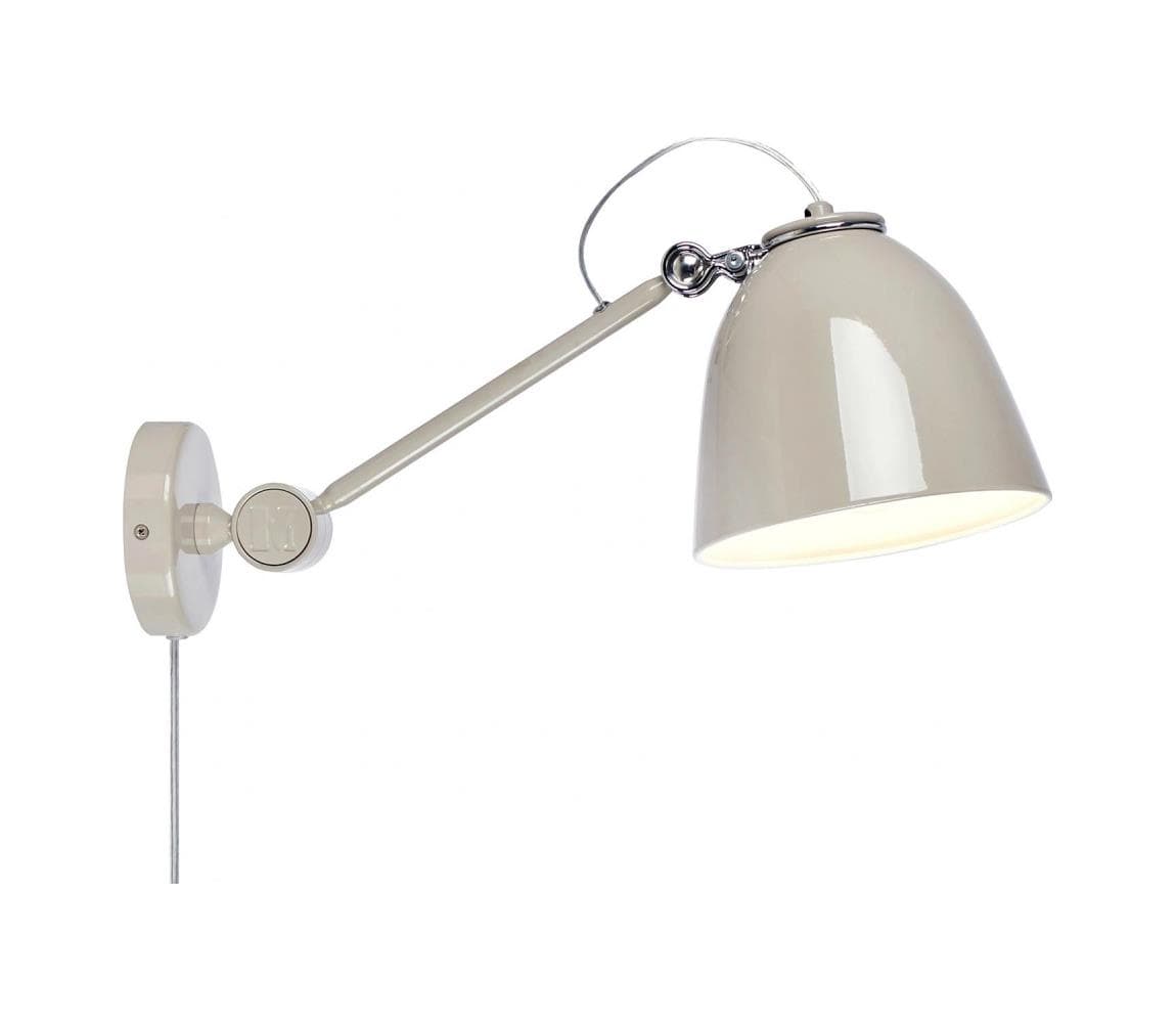 Markslöjd 108964 - Nástenné svietidlo TILT 1xE27/60W/230V sivé 108964