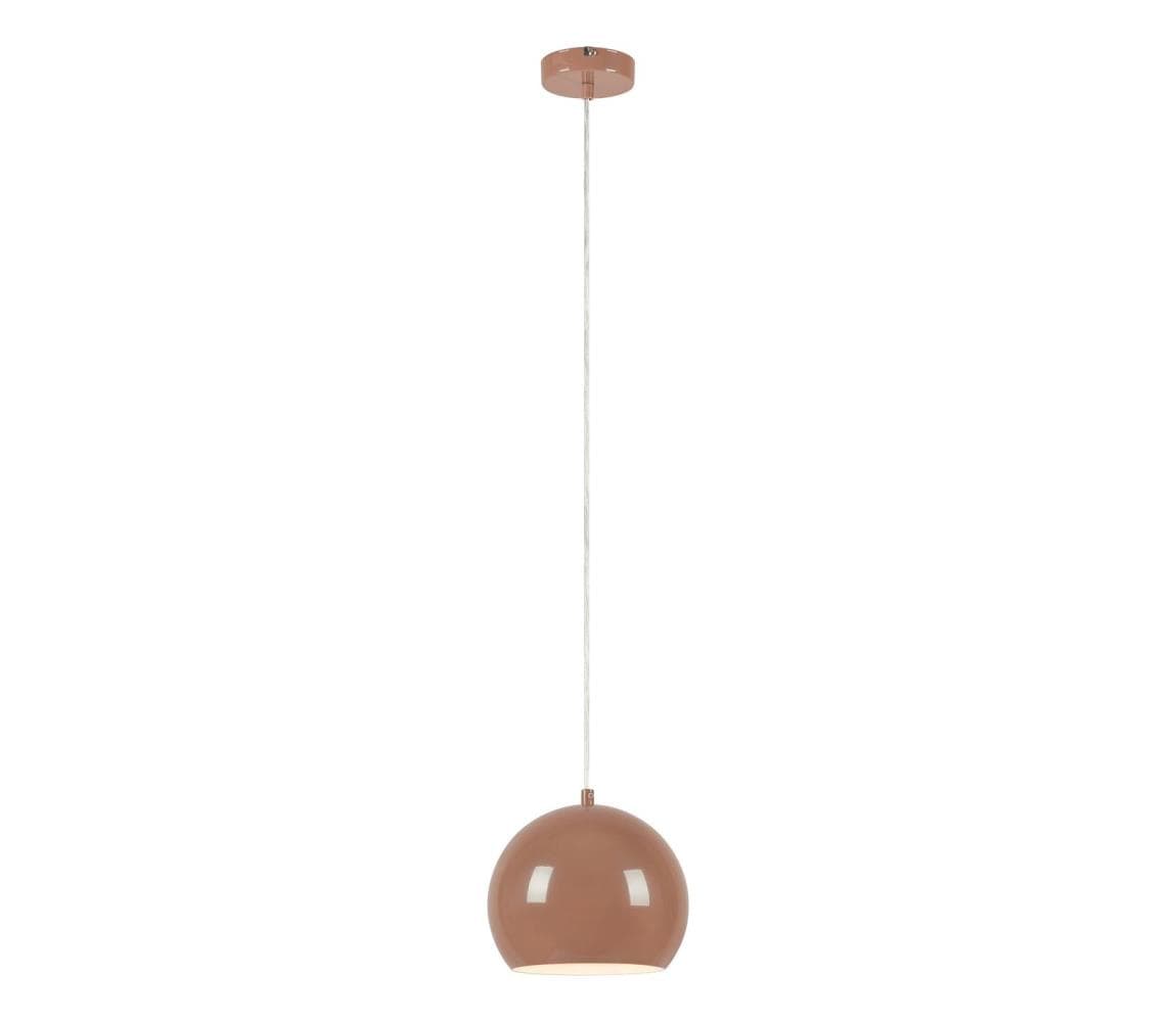 Markslöjd 108990 - Závesné svietidlo na lanku POP 1xGU10/7W/230V priemer 20 cm hnedé 108990