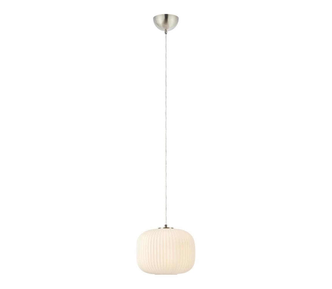 Markslöjd 109008 - Závesné svietidlo na lanku SOBER 1xE27/40W/230V pr. 25 cm matný chróm 109008