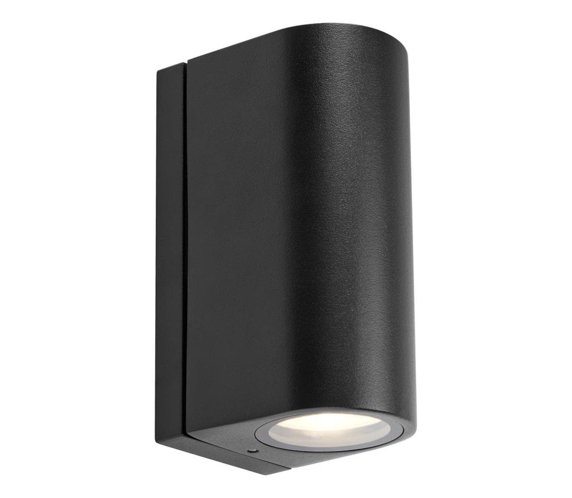 Markslöjd 109110 - LED stmievateľné vonkajšie nástenné svietidlo ALOR 2xLED/4,9W/230V IP65 čierna 109110