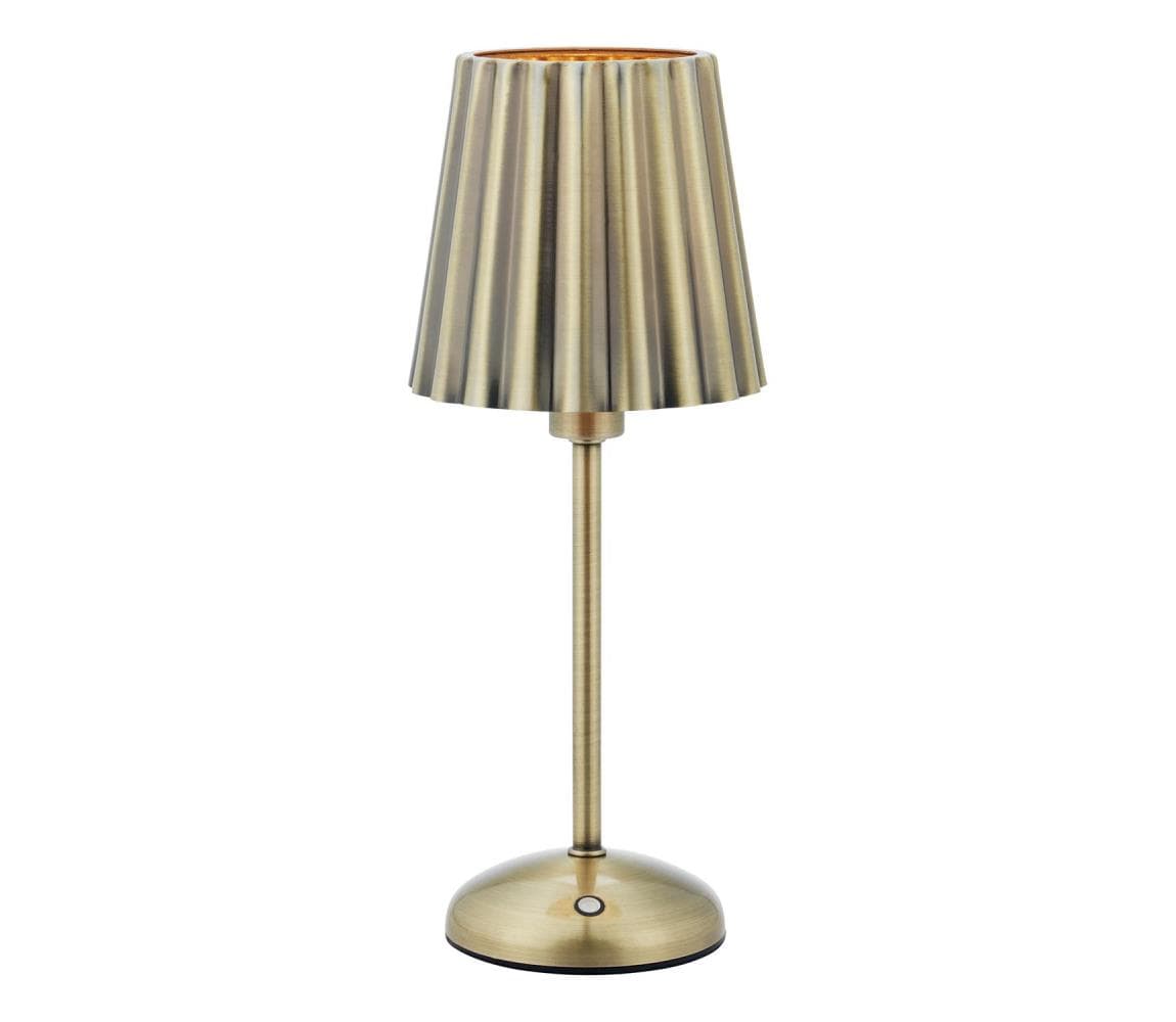 Markslöjd 109127 - LED stmievateľná nabíjacia stolová lampa CELIA 1xE14/2W/2000 mAh mosadz 109127
