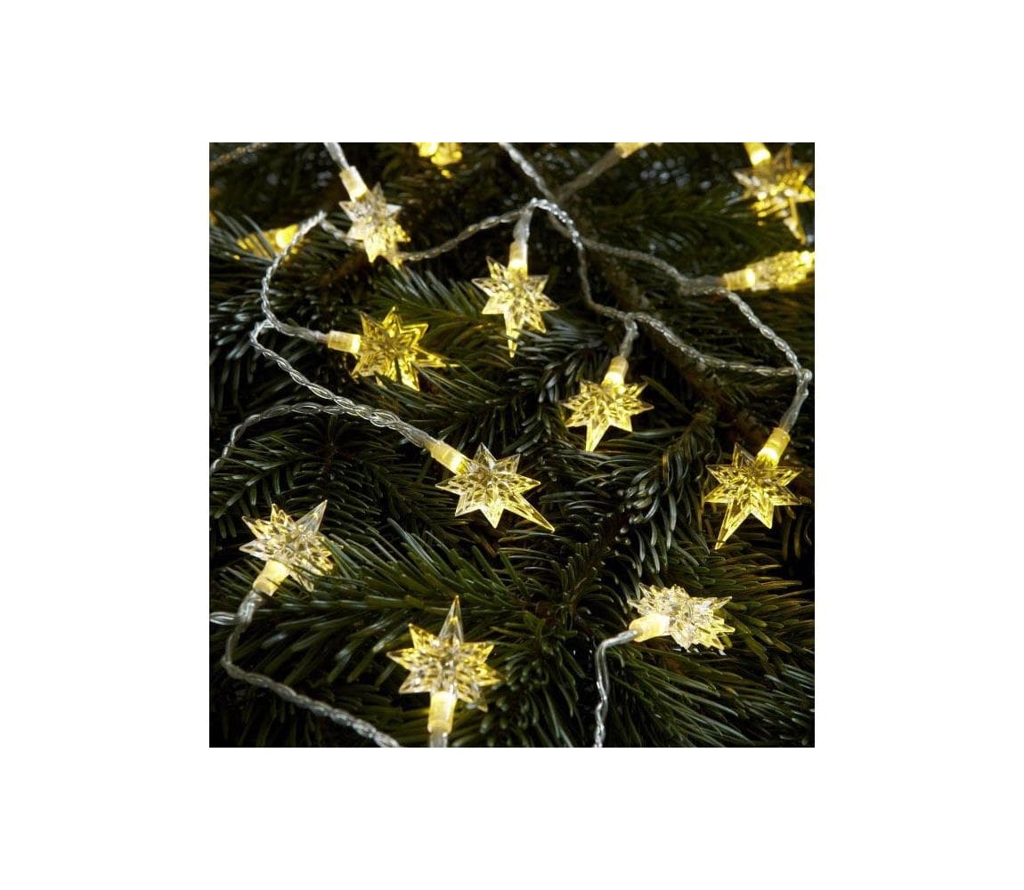Markslöjd 702935 - LED reťaz STJÄRNA 20xLED/3xAA 1,9m teplá biela 702935