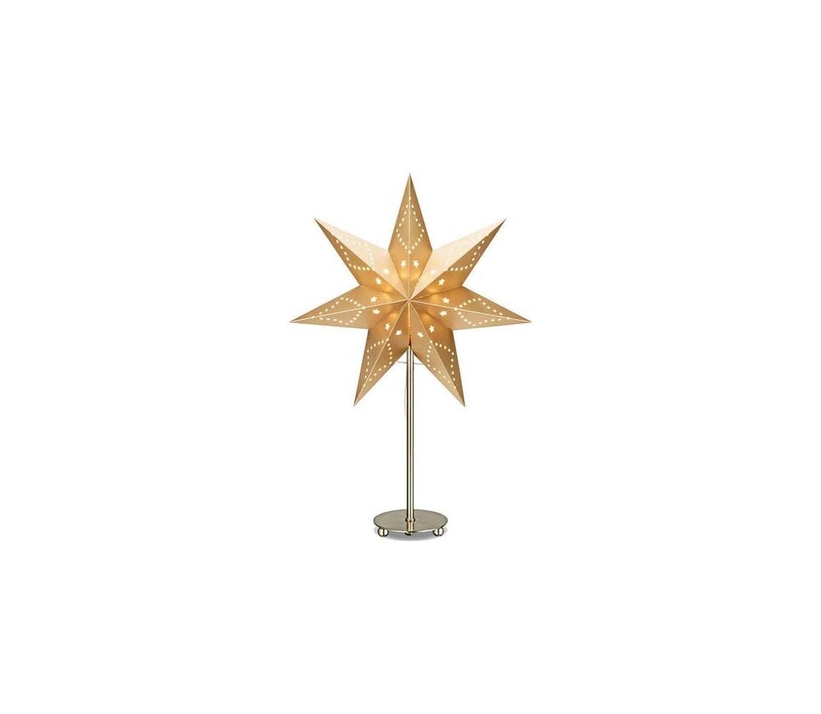 Markslöjd 705545 - Vianočná dekorácia SATURNUS 1xE14/25W/230V 35 cm zlatá 705545
