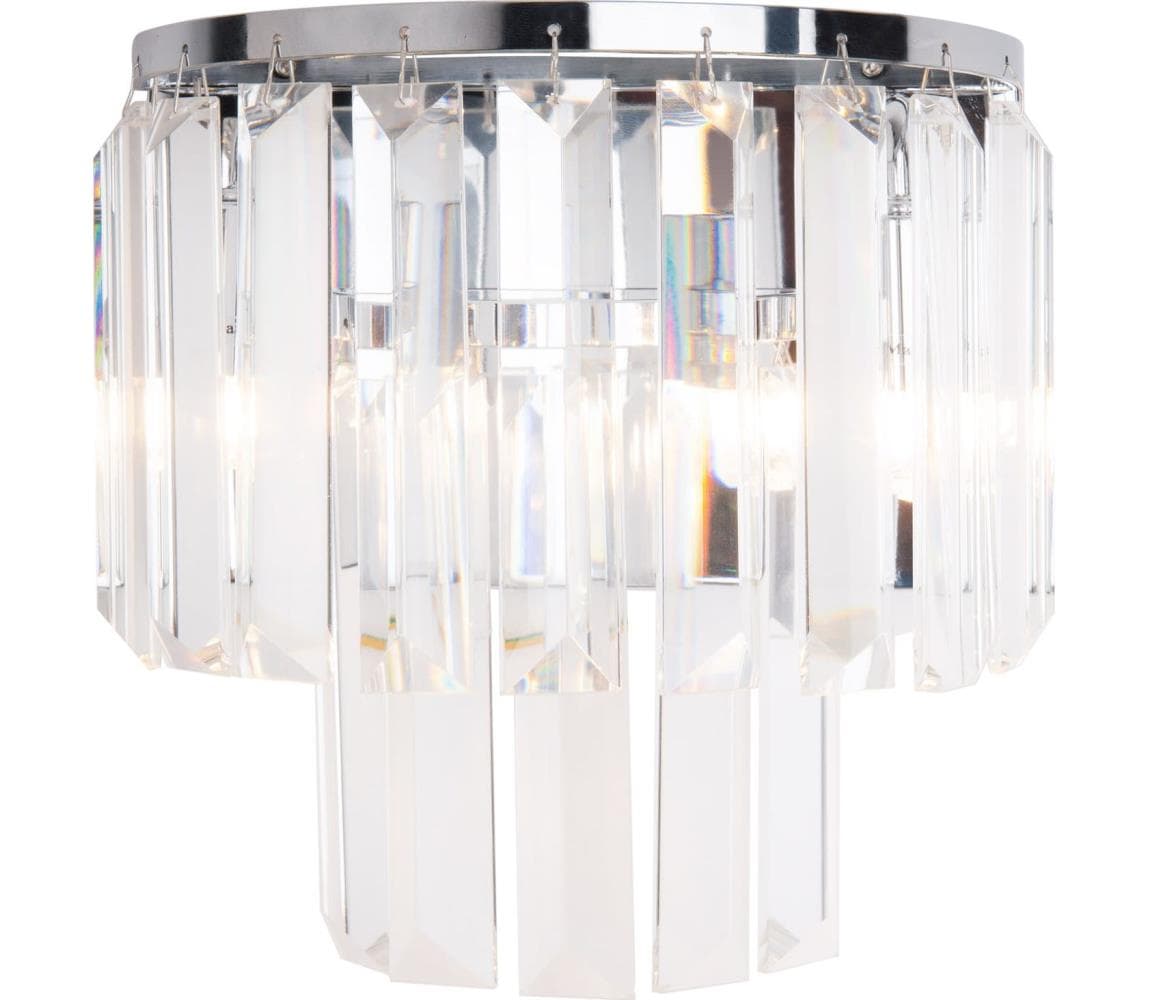 MAXLIGHT W0209 - Nástenné svietidlo MONACO 2xG9/40W/230V chróm W0209