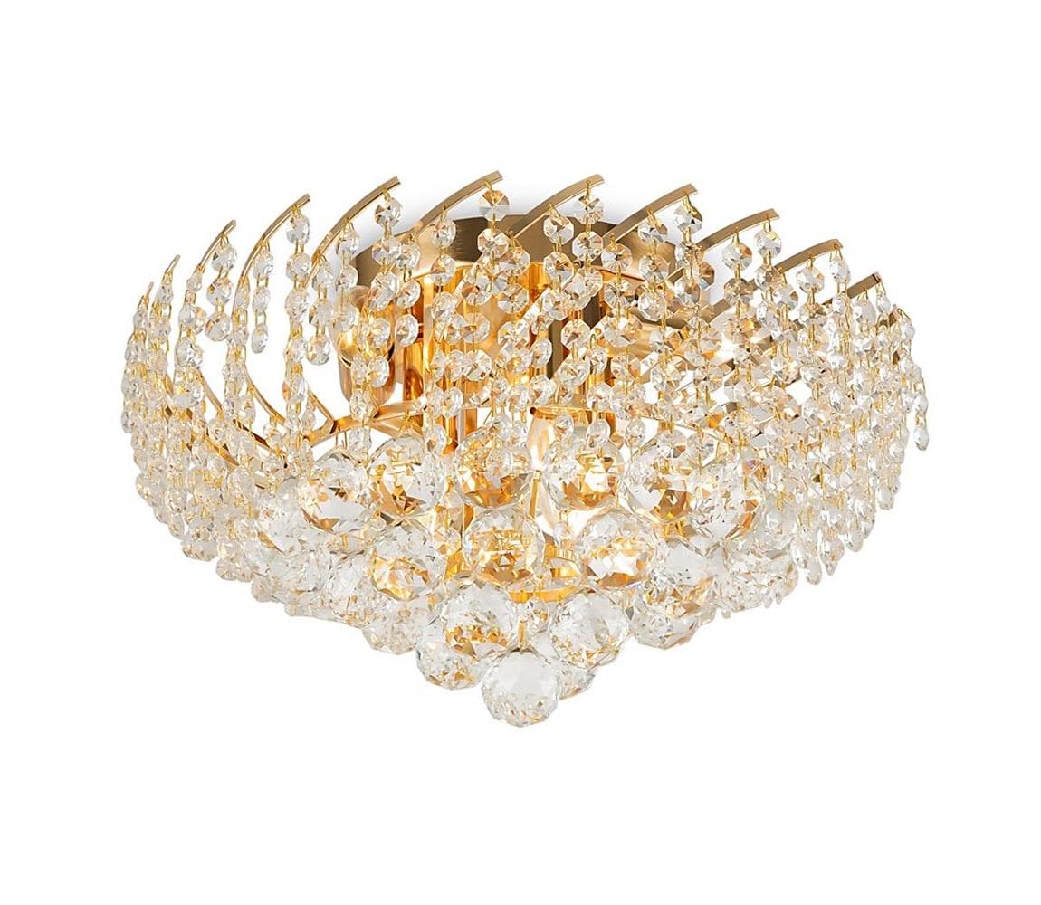 Maytoni DIA120-06-G - Stropné svietidlo KAROLINA 6xE14/40W/230V DIA120-06-G