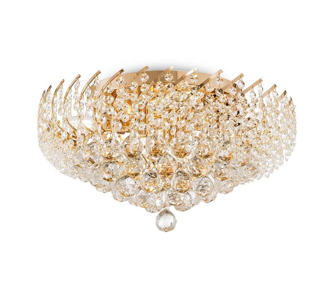 Maytoni DIA120-09-G - Stropné svietidlo KAROLINA 9xE14/40W/230V DIA120-09-G