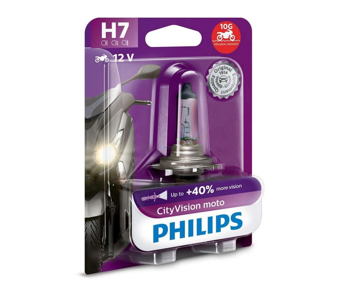 Motožiarovka Philips X-TREME VISION MOTO 12972CTVBW H7 PX26d/55W/12V 3200K Phil-12972CTVBW