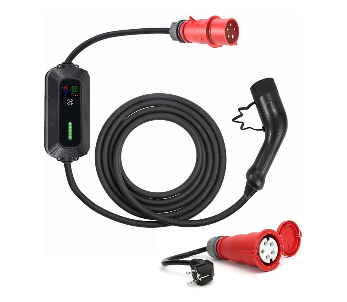 Nabíjacia stanica pre elektromobily typu 2 7 m 22kW 16A IP55 EV_PPC7M22