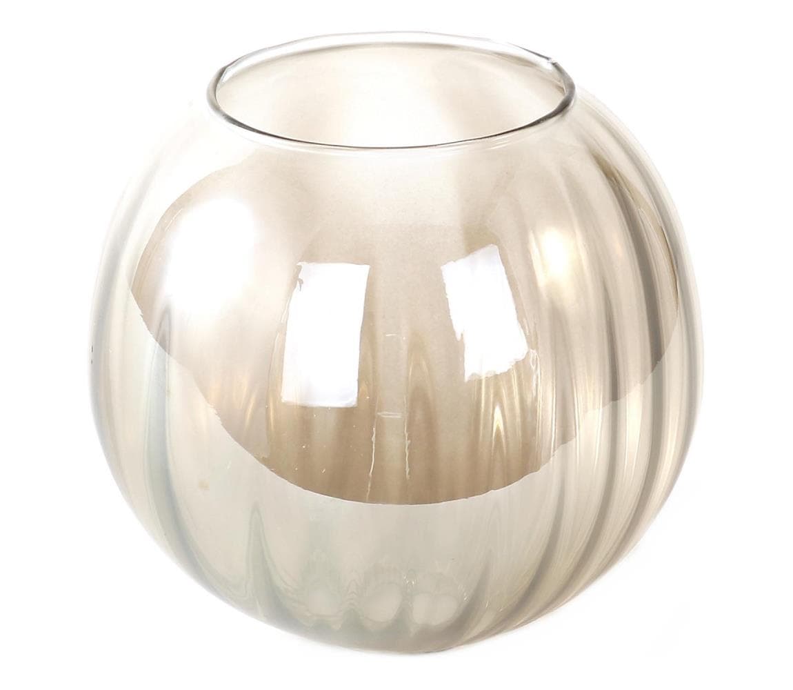 Náhradné sklo k lustru OTTICO E27, priemer 18 cm, dymovo-hnedé 7482