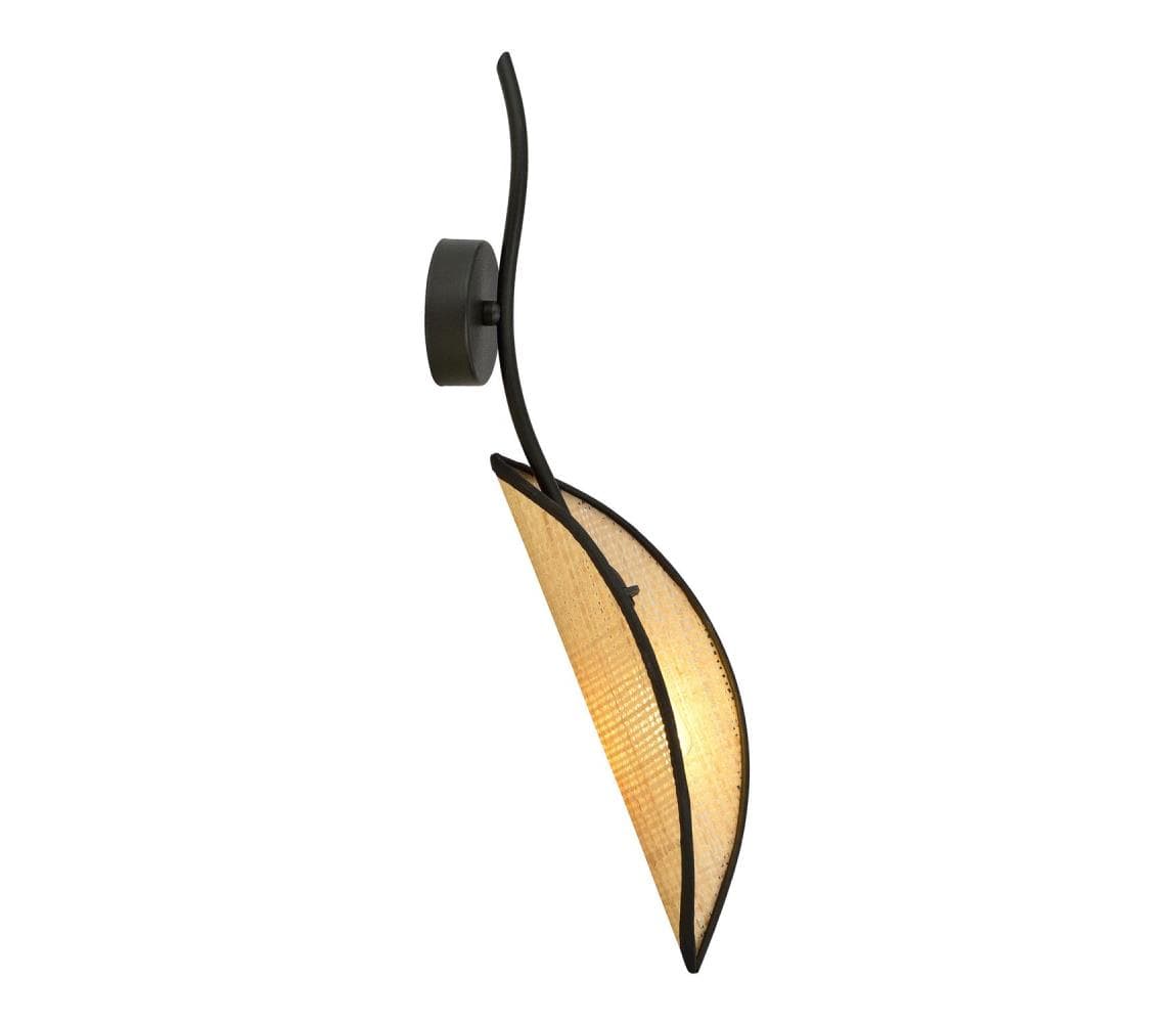 EMIBIG Nástenné svietidlo LOTUS 1xE14/10W/230V čierna/béžová 1108/K1